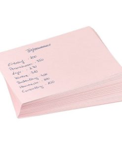 100 RNK-Verlag Karteikarten DIN A6 rosa blanko